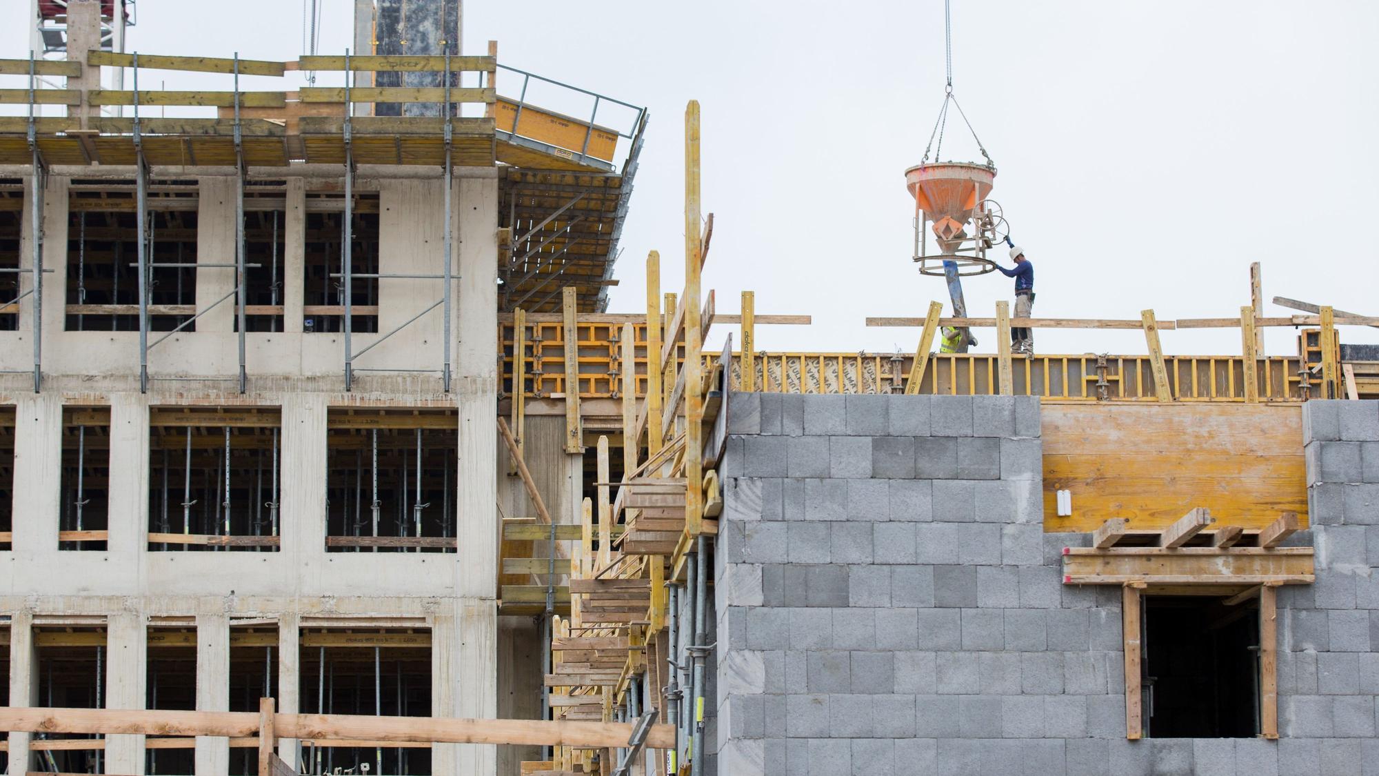 Neue Wohnungen werden in Nordrhein-Westfalen gebaut.