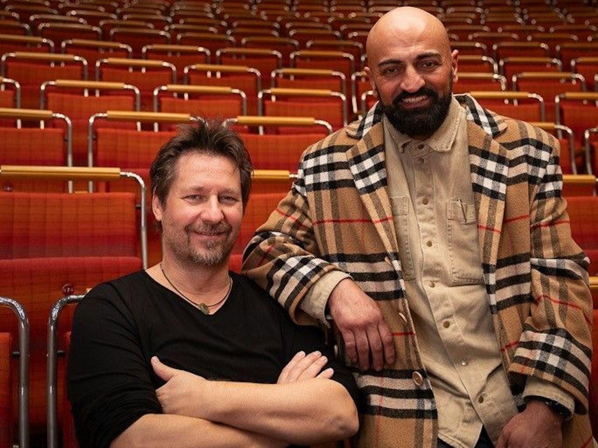 Xatar und Wolfgang Dalheimer von den Heavytones in der Kölner Philharmonie.