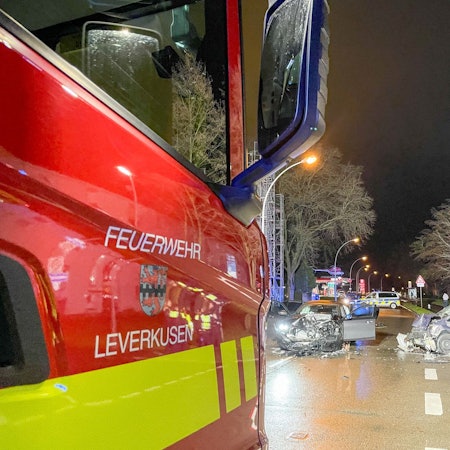 Unfall auf der Alkenrather Straße.