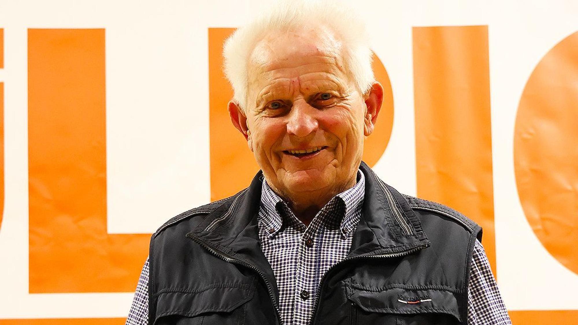Eckart Wudarzak bei der Sportlerehrung.