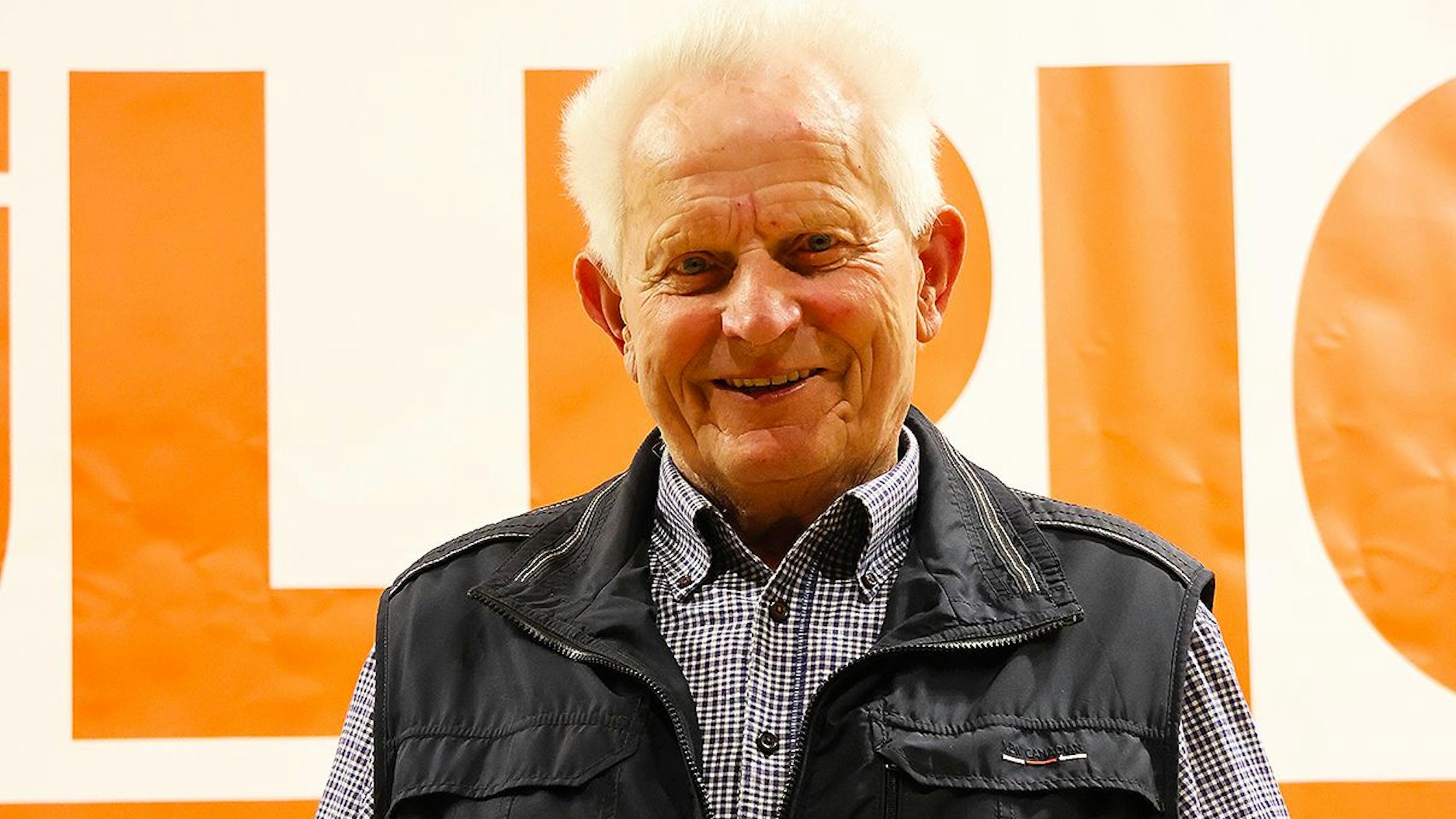 Eckart Wudarzak bei der Sportlerehrung.