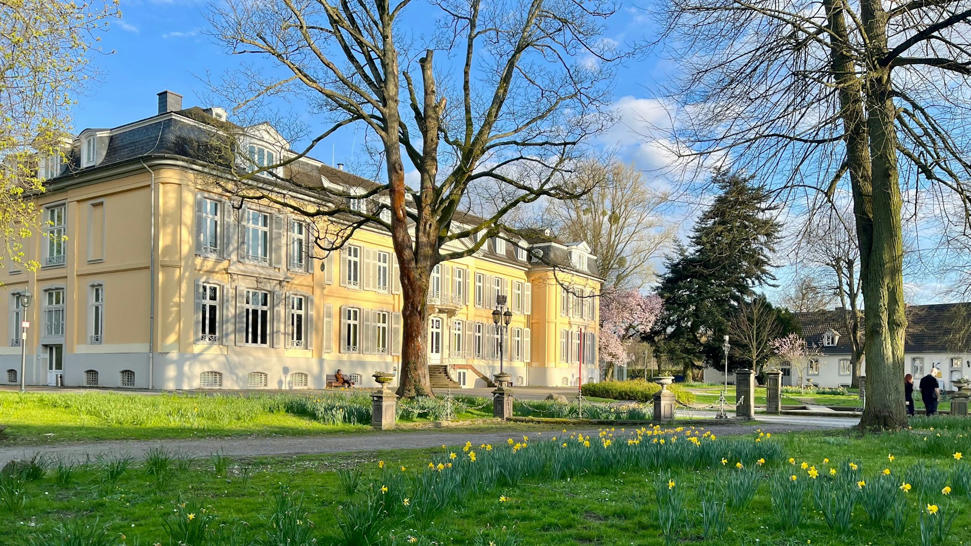 Schloss Morsbroich im Frühling 2024.