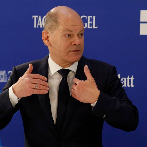 Bundeskanzler Olaf Scholz bei der Konferenz „Europe 2024“ in Berlin.