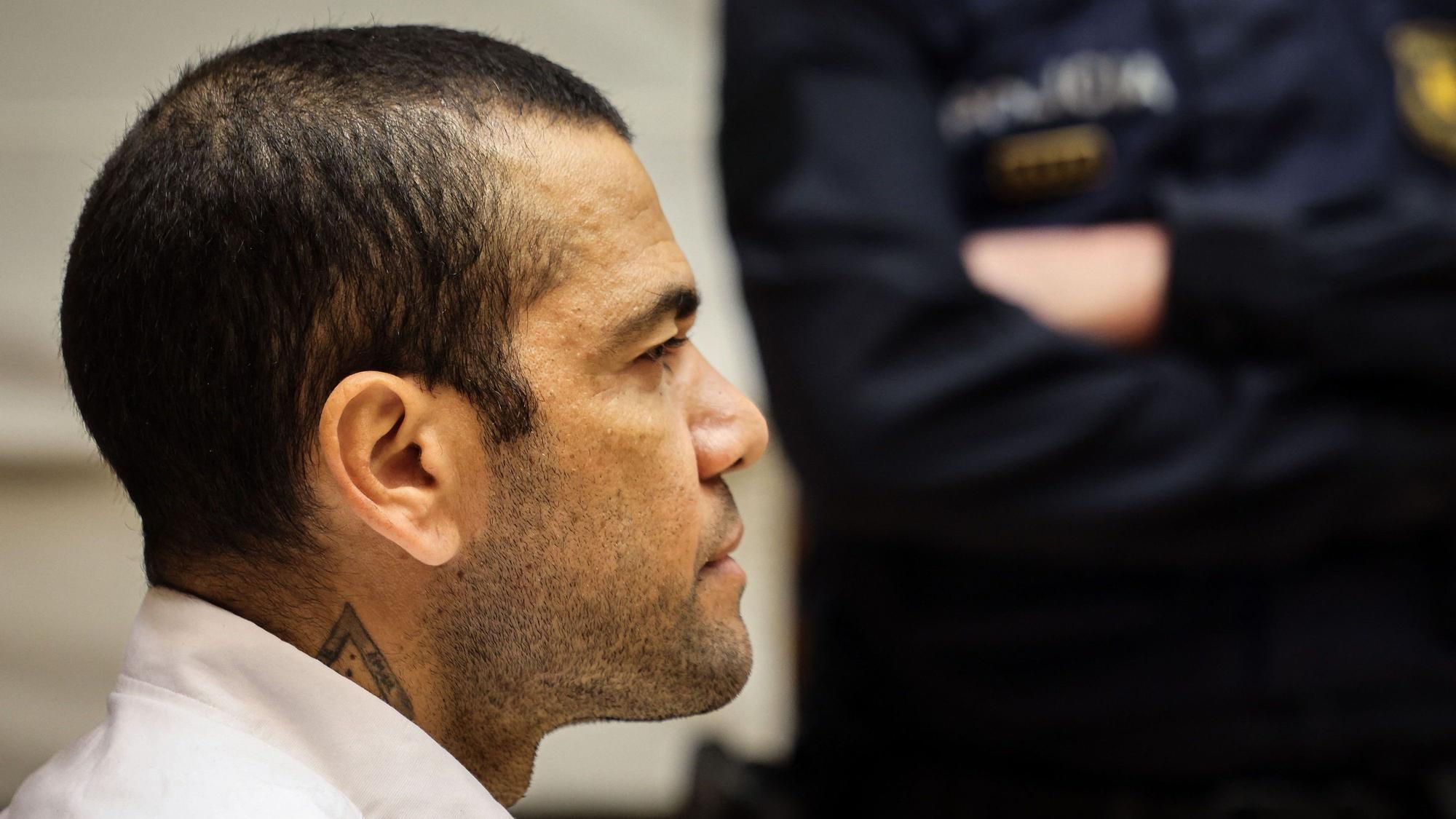 Dani Alves beim Start seines Prozesses im Februar.