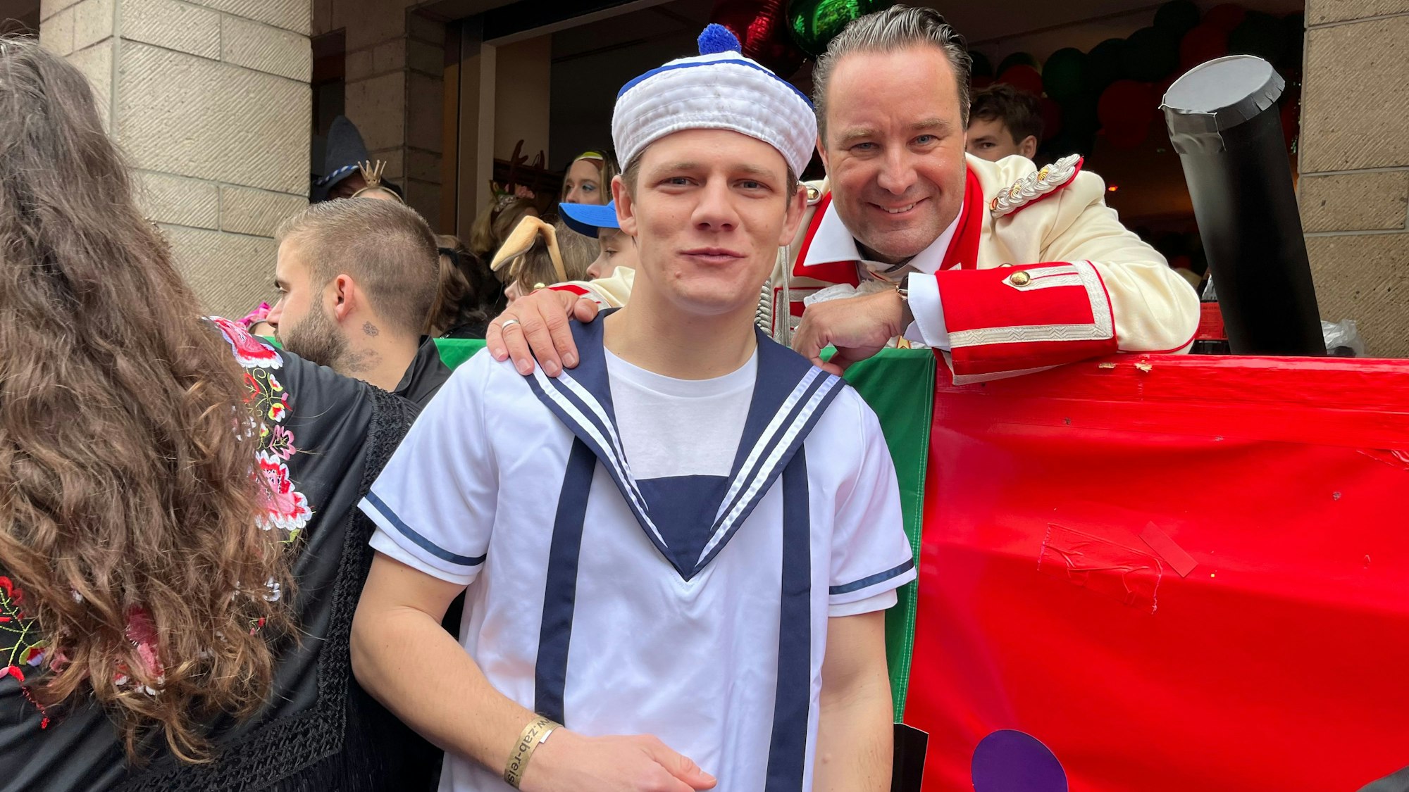 Max von der Groeben als Matrose an Karneval