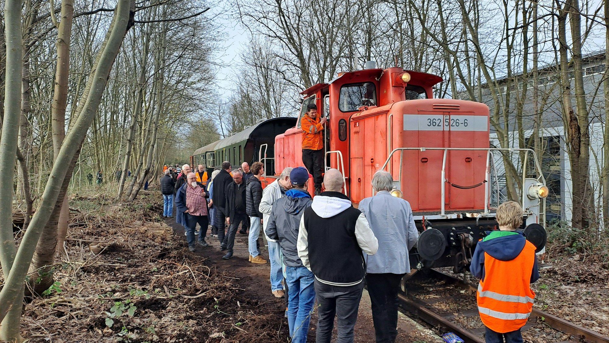 Die Zugfahrt endete am Bahnhof Gronau