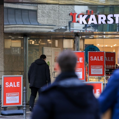 10.01.2024, Köln: Außenaufnahmen der Warenhäuser von Galeria Köln. Zum dritten Mal geht Galeria Karstadt Kaufhof in die Insolvenz.
Im Bild die Karstadtfiliale in der Breite Straße.
Foto: Michael Bause