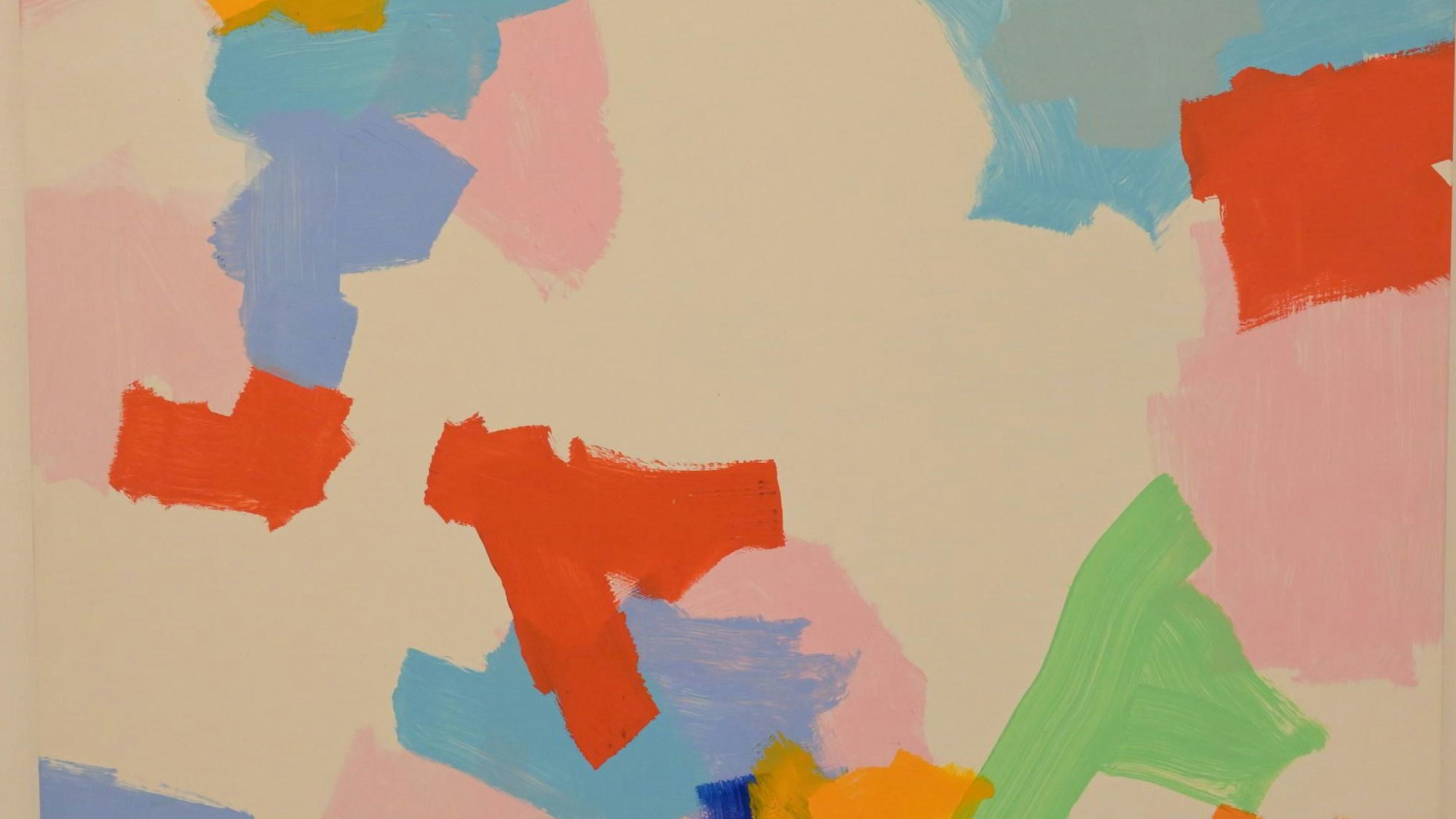 In seinen Arbeiten knüpfte Martin Noёl, hier ein Werk mit dem Titel „Palette“, an Arbeiten von Otto Freundlich an. Das zeigt eine Ausstellung im Kunstmuseum Villa Zanders in Bergisch Gladbach.