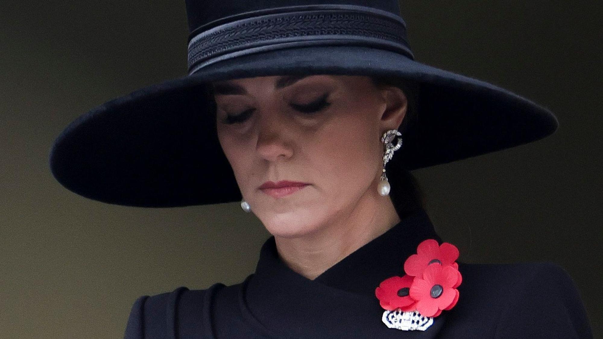 Prinzessin Kate bei der Gedenkfeier zum Volkstrauertag am Cenotaph in Whitehall in London.