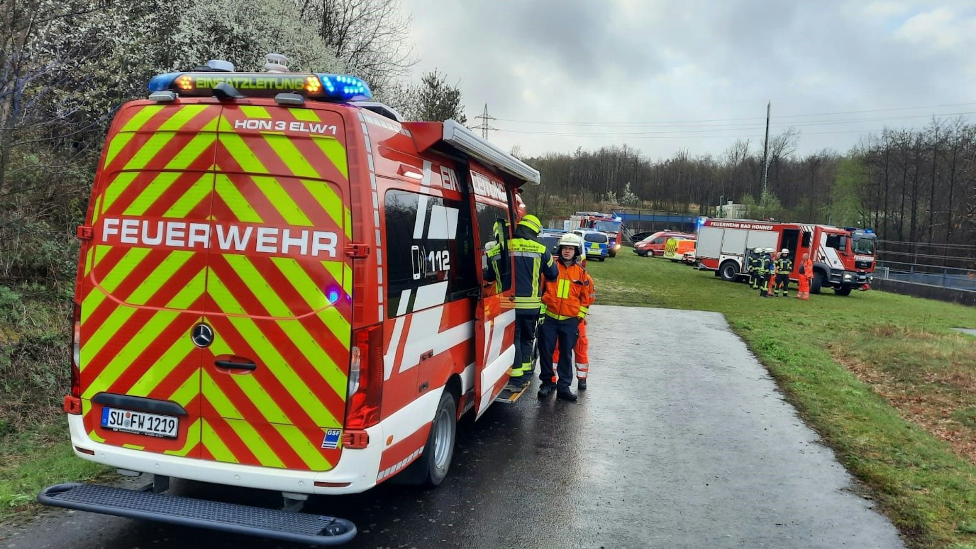 Feuerwehreinsatz am Rottbitzetunnel in Bad Honnef.