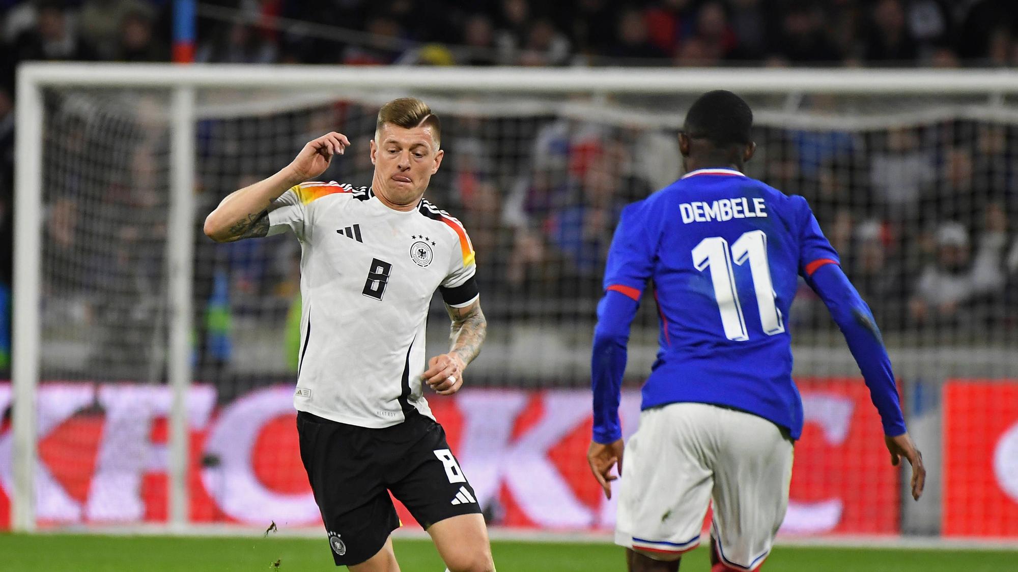 Toni Kroos beim Länderspiel.