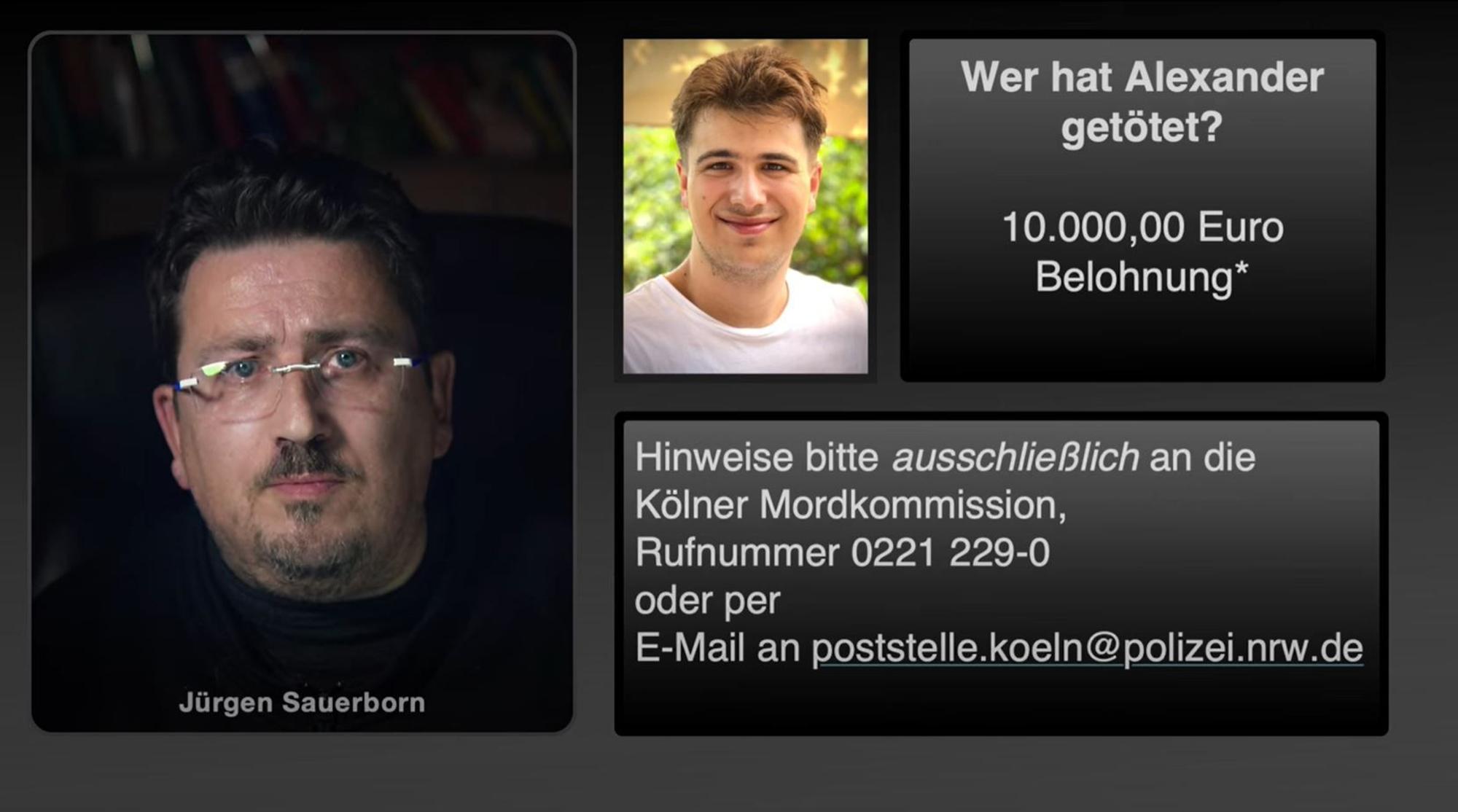 Jürgen Sauerborn wandte sich 2024 in einem Video an den flüchtigen Fahrer.