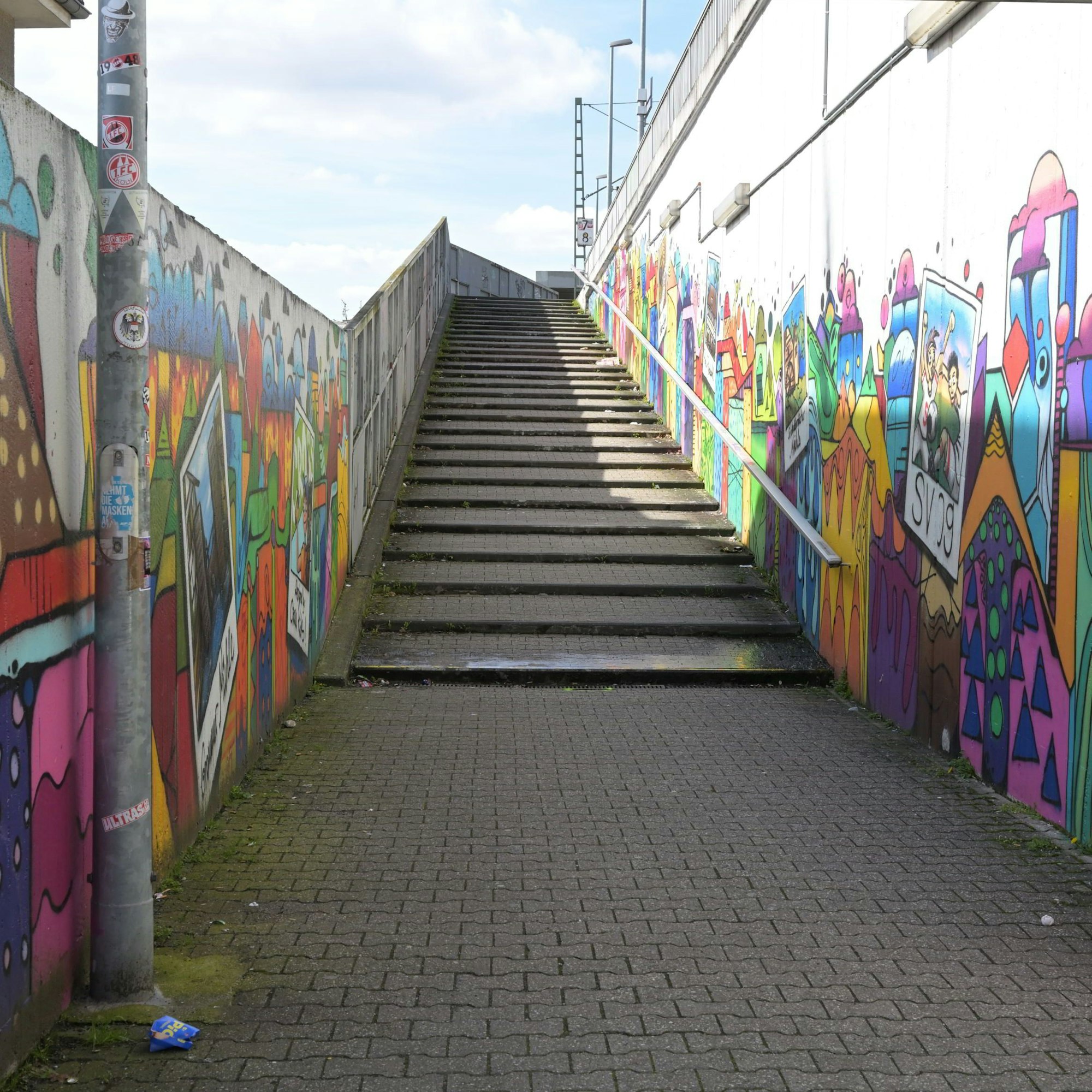 Der S-Bahnhof-Haltepunkt in Bergisch Gladbach-Duckterath.