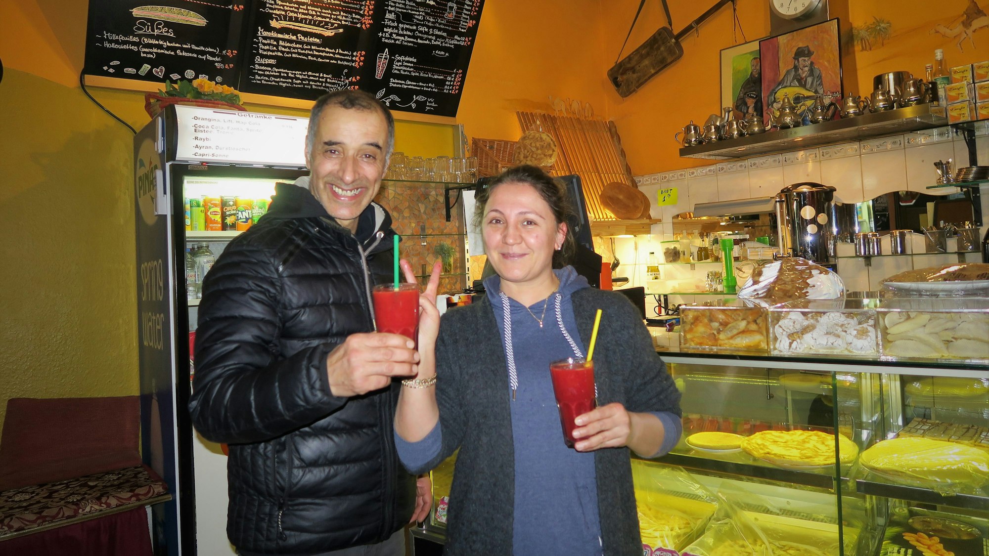 Kader Zaghi führt das Café Casablanca in Kalk.