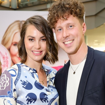 Renata und Valentin Lusin bei einem Event in Düsseldorf.