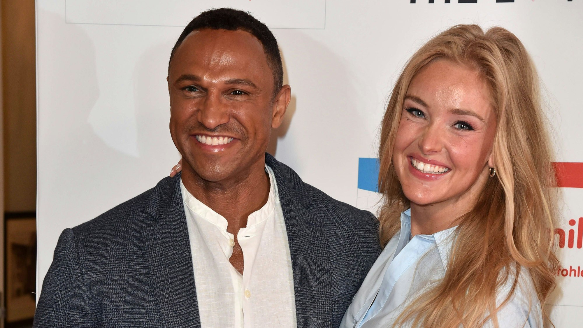 Daniel Aminati mit Ehefrau Patrice Aminati auf dem roten Teppich im Juni 2023.