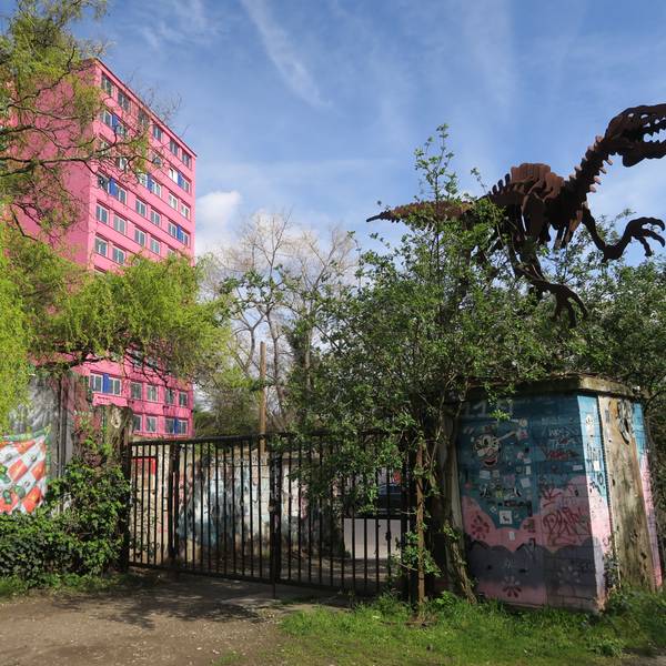Odonien bleibt erhalten (Dino am Eingang), die Großbordelle an der Hornstraße wohl ebenfalls