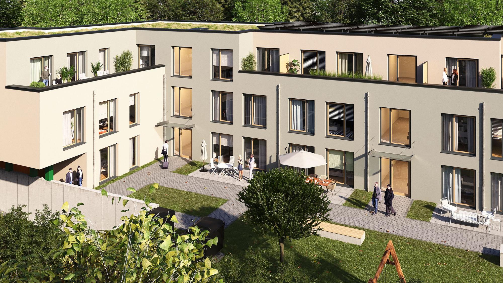 Ein Computermodell vom geplanten Neubau