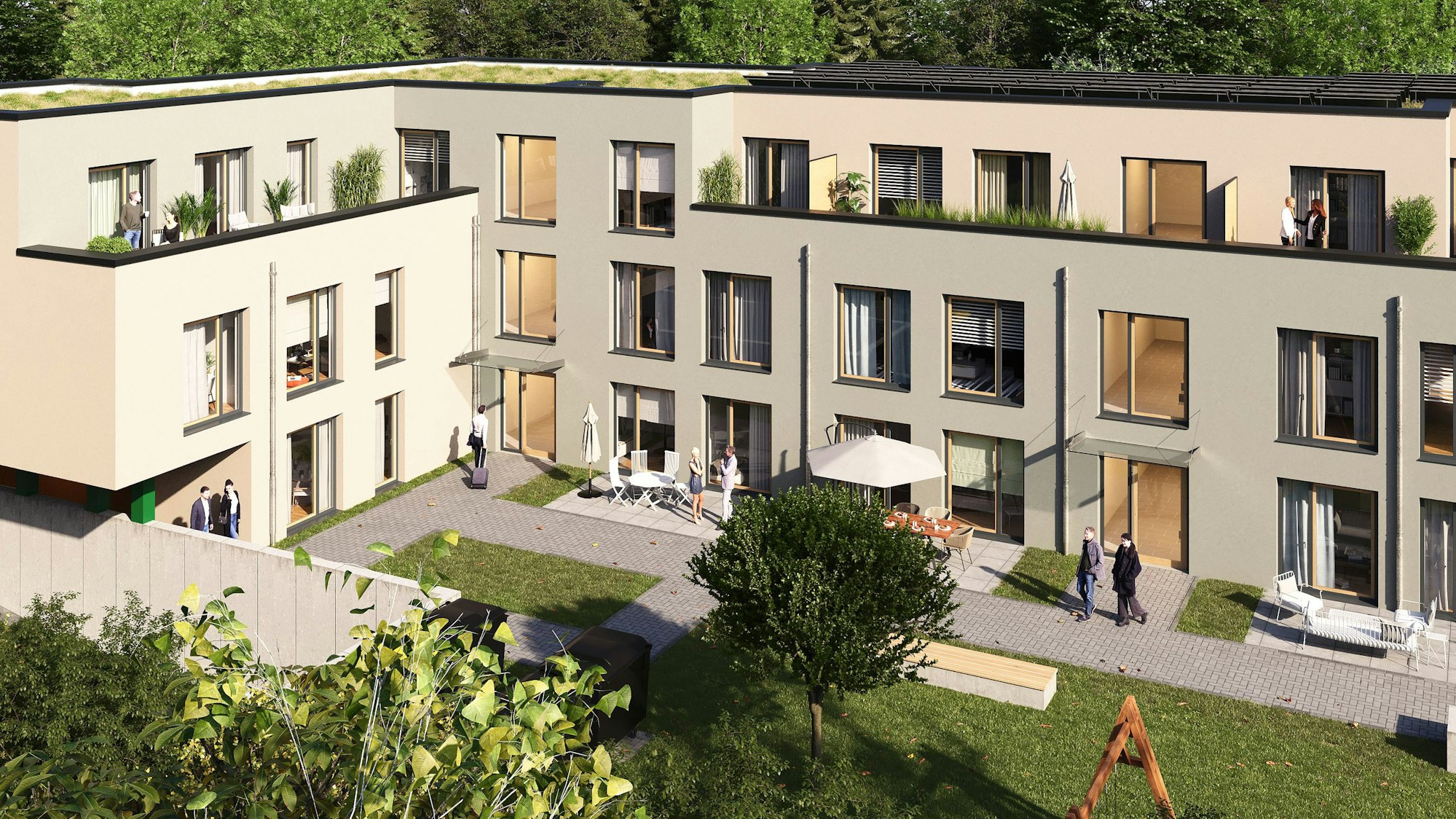 Ein Computermodell vom geplanten Neubau