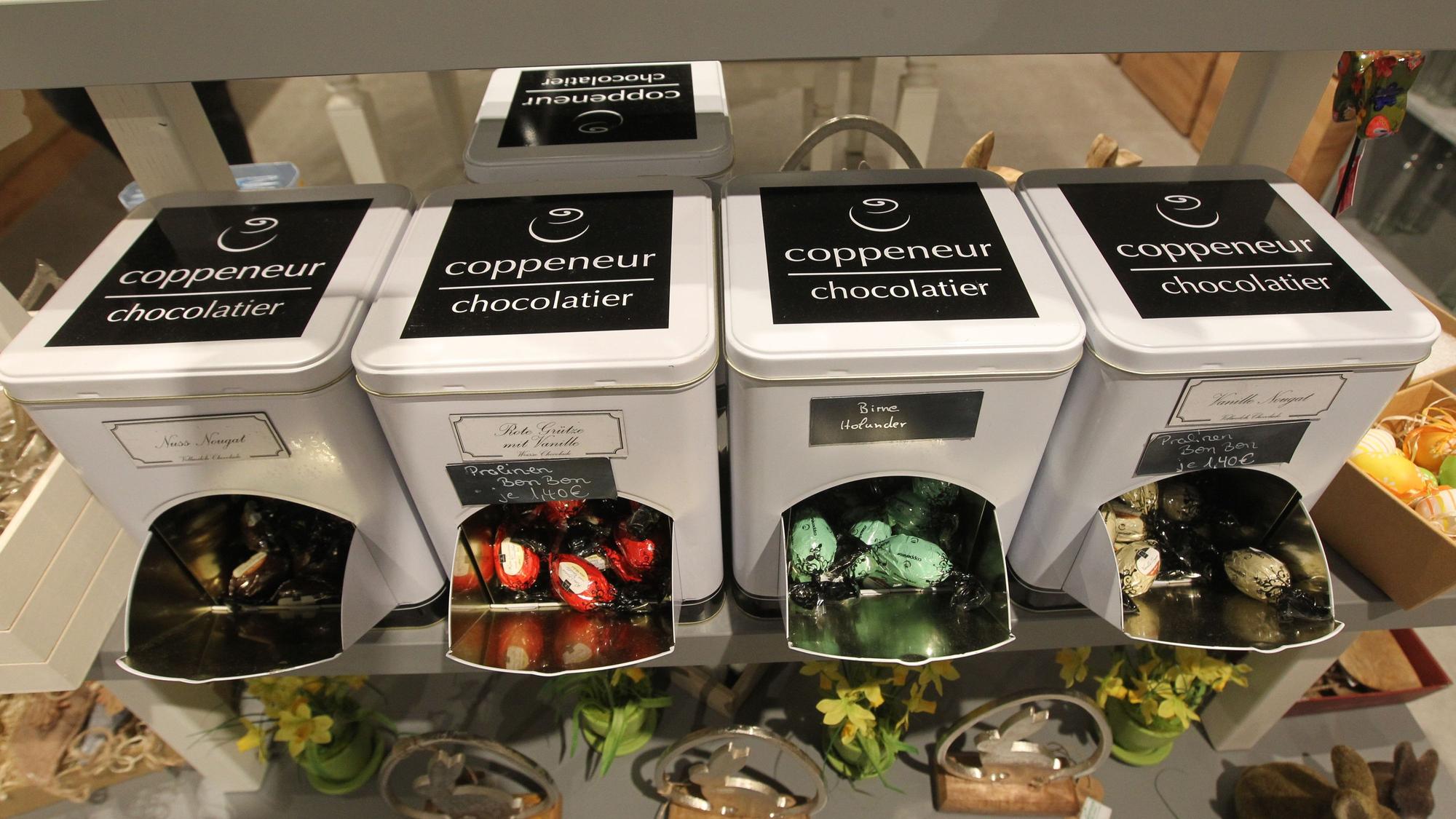 Im Gaumentraum gibt es Pralinen den Bad Honnefer Herstellers Coppeneur.