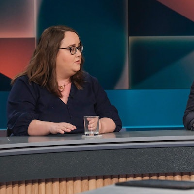 Ricarda Lang (Bündnis 90/Die Grünen) und Philipp Amthor (CDU)