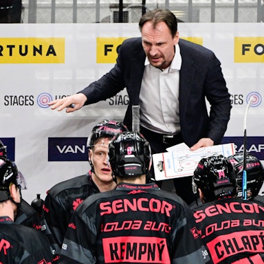 41. kolo hokejove extraligy: HC Sparta Praha - HC Ocelari Trinec, 28. ledna 2024, Praha. Trener Pavel Gross ze Sparty. CTKxPhoto/RomanxVondrous CTKPhotoP2024012805956 PUBLICATIONxNOTxINxCZExSVK CTKPhotoP2024012805956