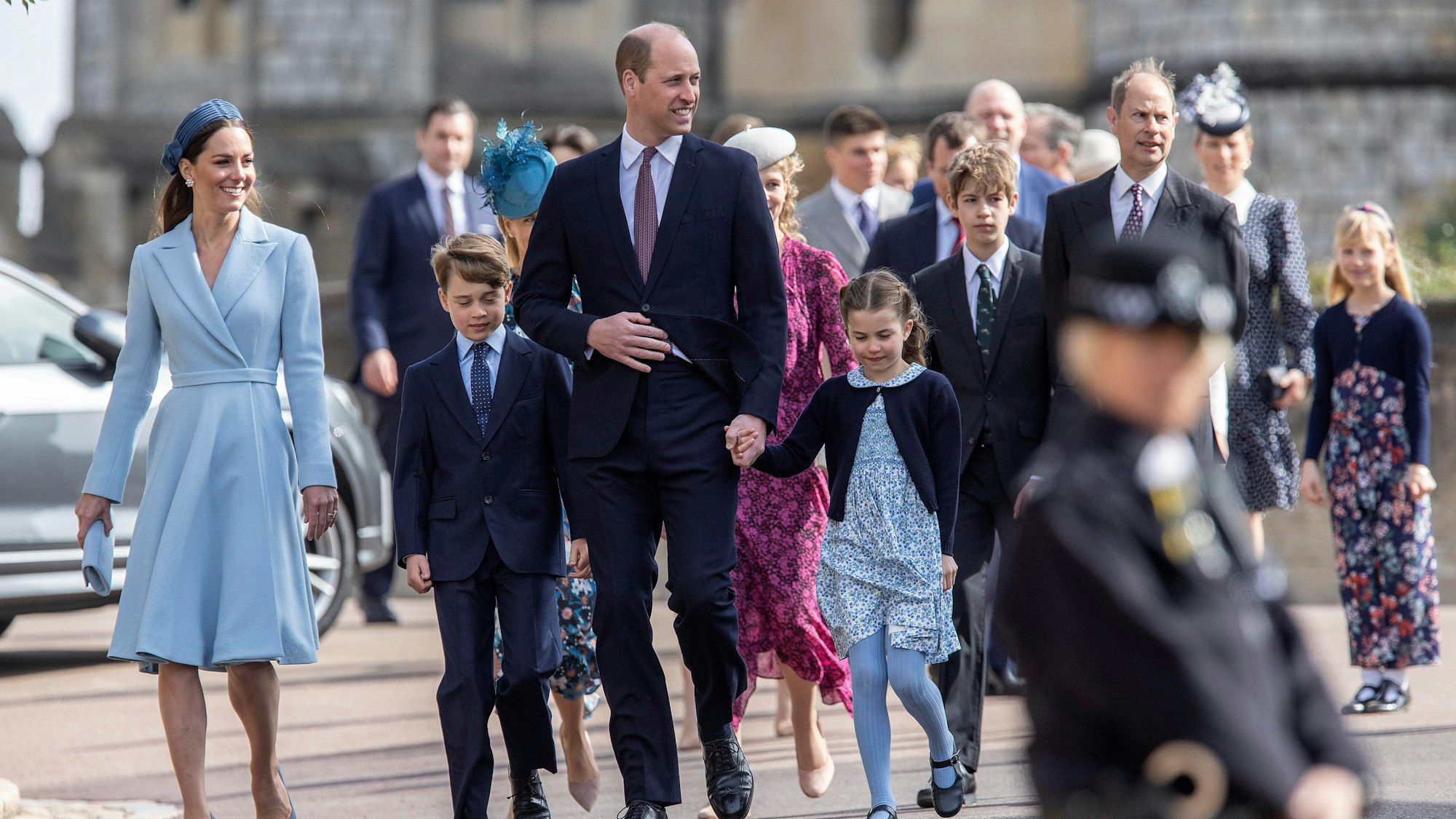 Auch 2022 zeigten sich die Royals beim Ostergottesdienst.