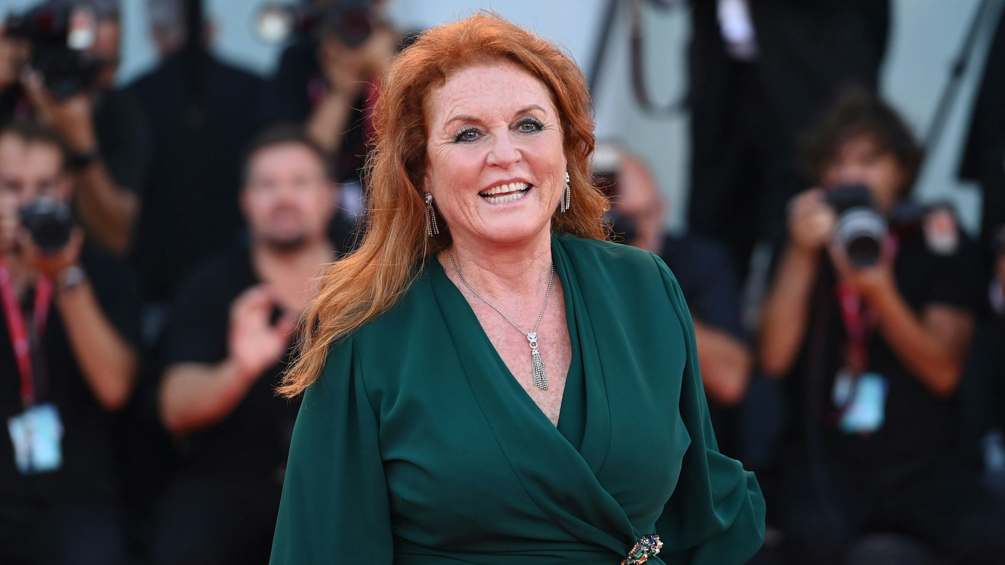 Sarah Ferguson bei den Filmfestspielen in Venedig.