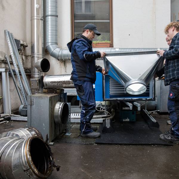 Anfang 2023 wurden die Filteranlagen für fünf Lokale auf der Weidengasse installiert.