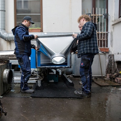 Anfang 2023 wurden die Filteranlagen für fünf Lokale auf der Weidengasse installiert.
