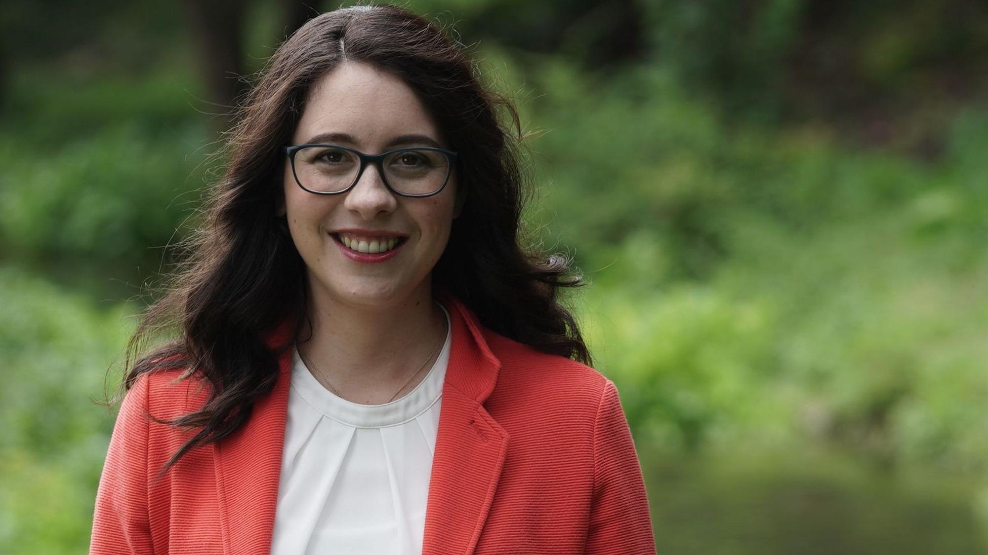 Auf dem Foto ist die Landtagsabgeordnete Romina Plonsker zu sehen. Sie ist seit 2021 Vorsitzende der CDU im Rhein-Erft-Kreis.