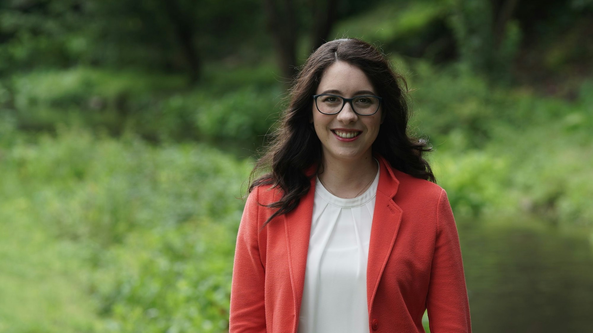 Auf dem Foto ist die CDU-Vorsitzende Rhein-Erft, Romina Plonsker, zu sehen.