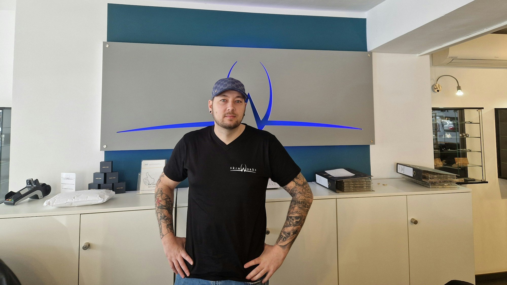 Alexander Kaufmann, Inhaber von „Skinworks“.