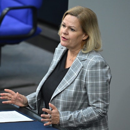 Nancy Faeser (SPD), Bundesministerin für Inneres und Heimat.