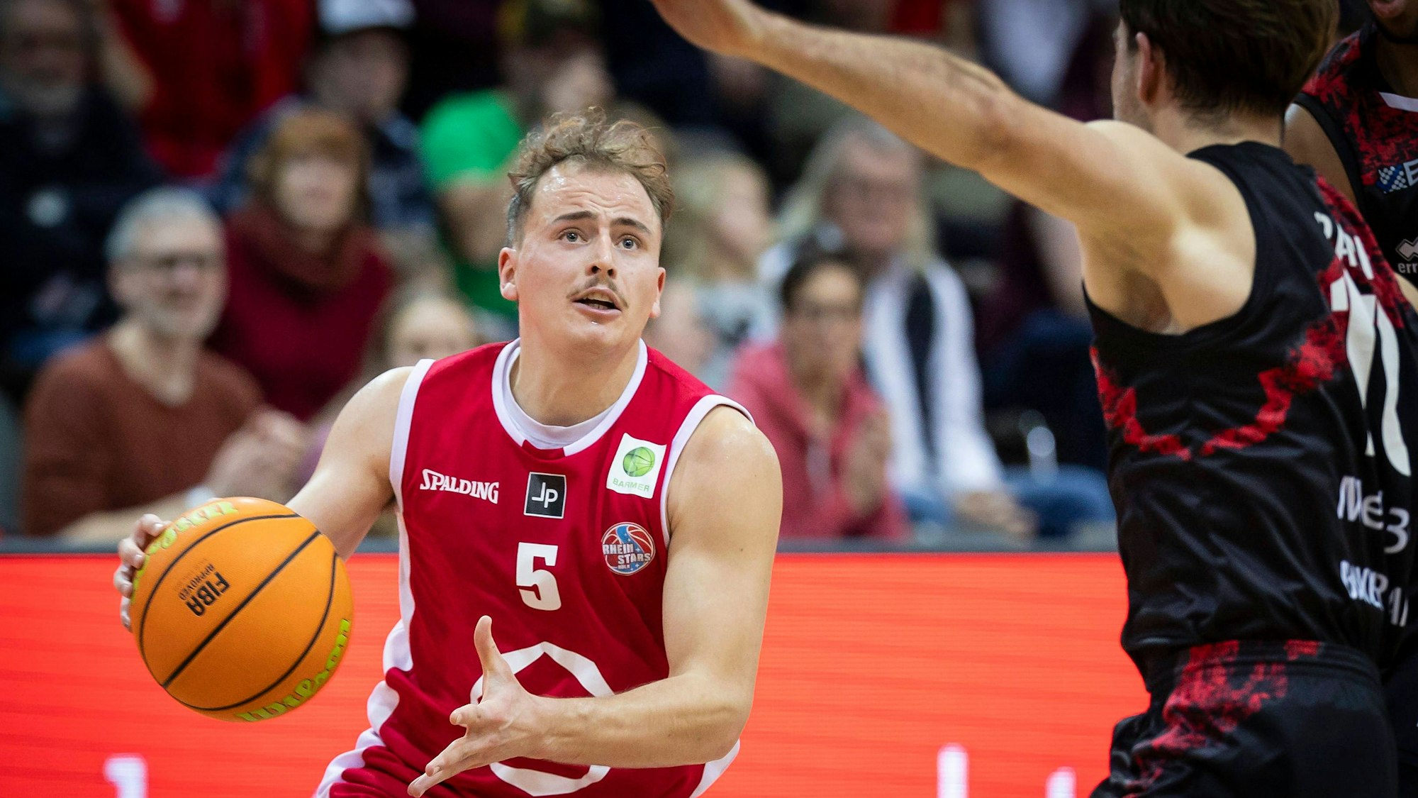 Basketball ProB Nord, Bayer Giants Leverkusen vs. Rheinstars Köln, 23.12.23 Rupert Hennen RheinStars Koeln 5 Leverkusen, 23.12.23 - Basketball ProB Nord, Bayer Giants Leverkusen vs. Rheinstars Köln *** Basketball ProB North, Bayer Giants Leverkusen vs Rheinstars Cologne, 23 12 23 Rupert Hennen RheinStars Koeln 5 Leverkusen, 23 12 23 Basketball ProB North, Bayer Giants Leverkusen vs Rheinstars Cologne Copyright: xBEAUTIFULxSPORTS/AxelxKohringx