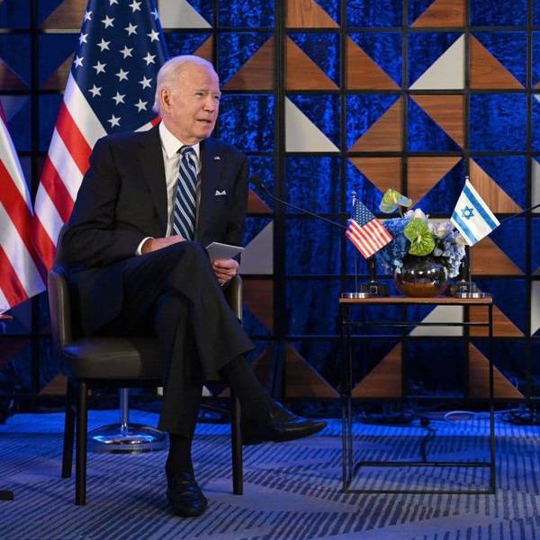 Joe Biden (l), Präsident der USA, und Benjamin Netanjahu, Ministerpräsident von Israel, bei einem Treffen in Tel Aviv. Das Verhältnis zwischen den beiden war schon vor dem Gaza-Krieg kein einfaches. (Archivbild)