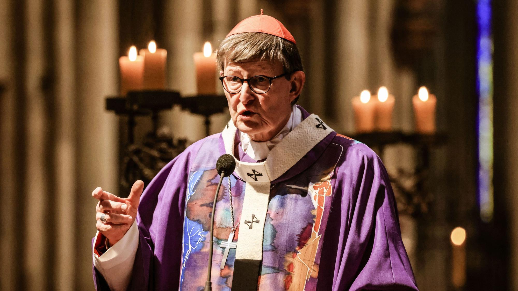 Rainer Maria Woelki, Kardinal von Köln, predigt im Dom.