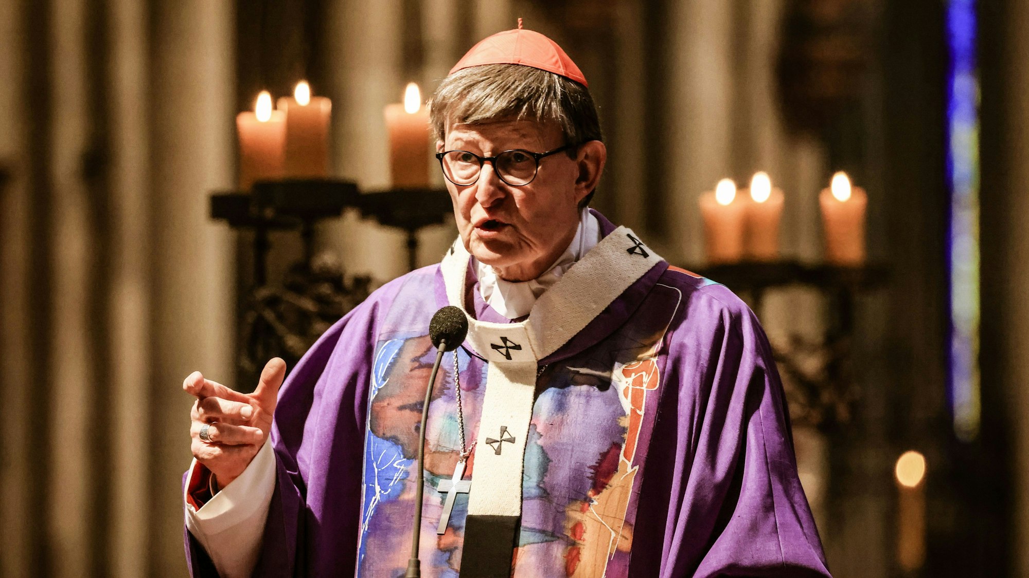 Rainer Maria Woelki, Kardinal von Köln, predigt im Dom.