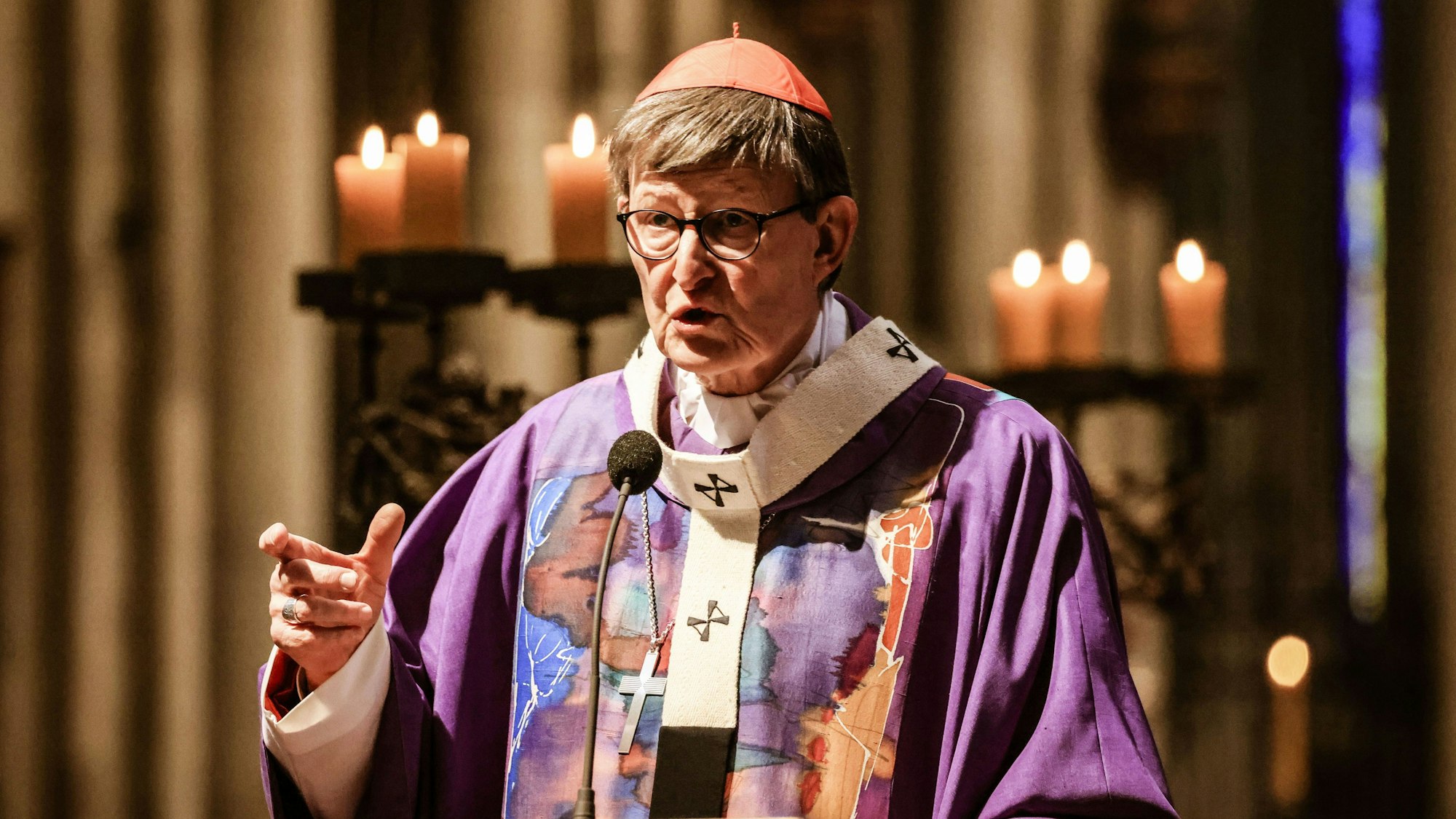 Rainer Maria Woelki, Kardinal von Köln, predigt im Dom.