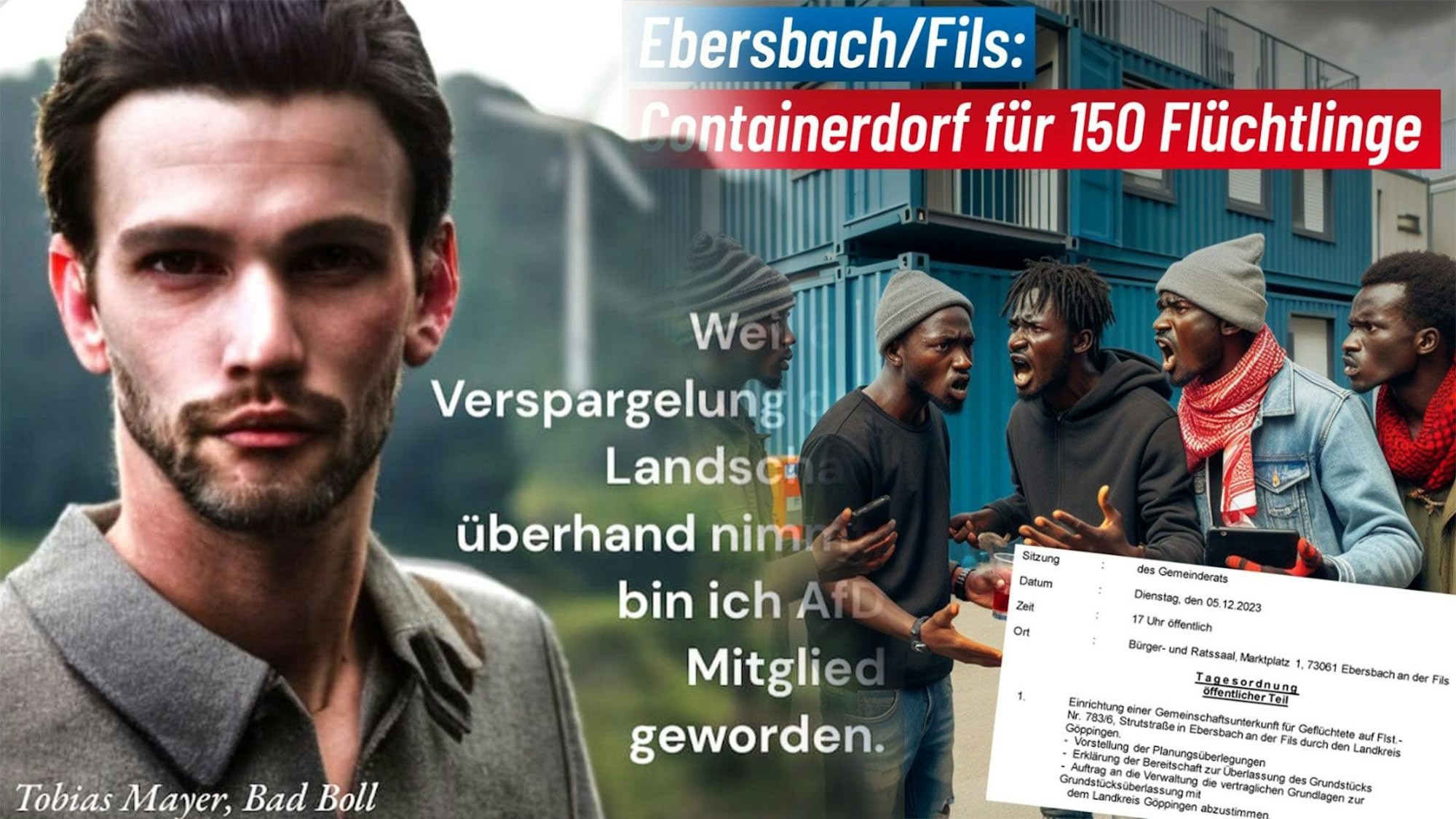 Die AfD setzt Künstliche Intelligenz ein, um Bilder für den Wahlkampf zu entwerfen.