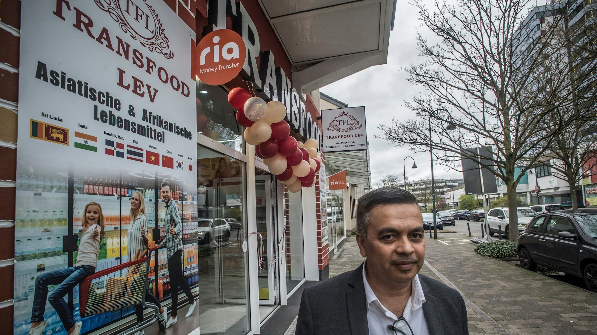 Salman Faris zieht mit seinem Laden „Transfood“ um.