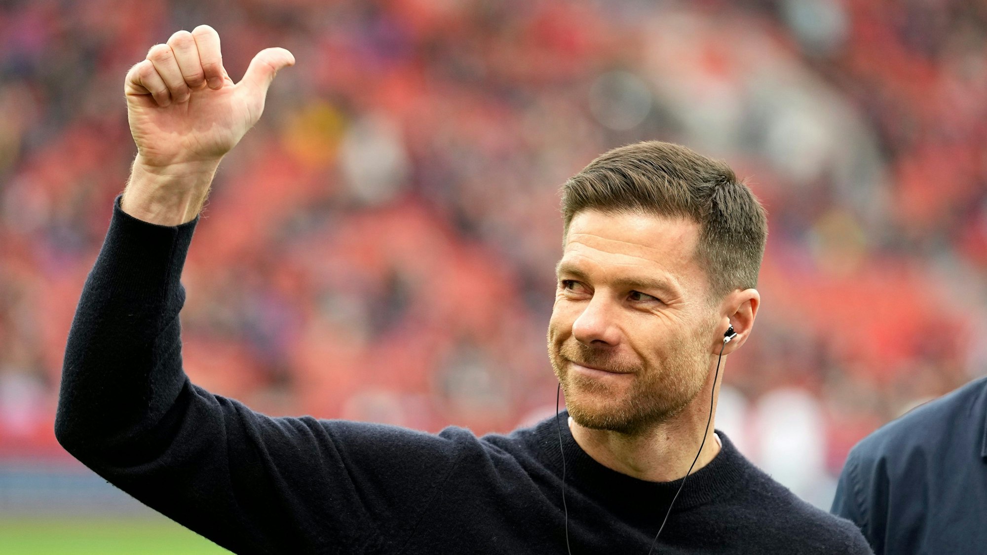 Bayer Leverkusens Trainer Xabi Alonso