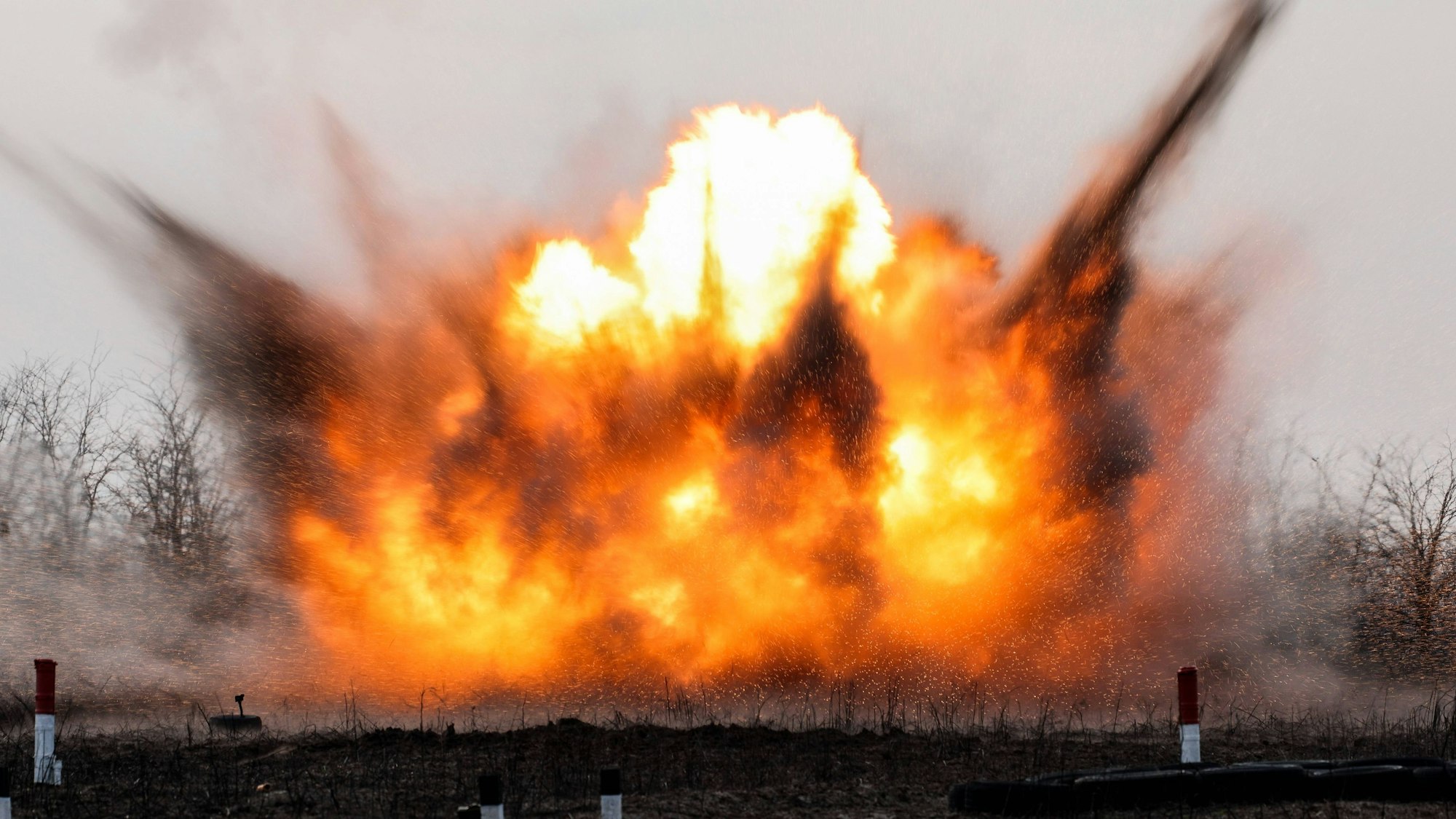 In der russischen Region Tatarstan ist es nach einem ukrainischen Drohnenangriff zu einer heftigen Explosion gekommen. (Symbolbild)