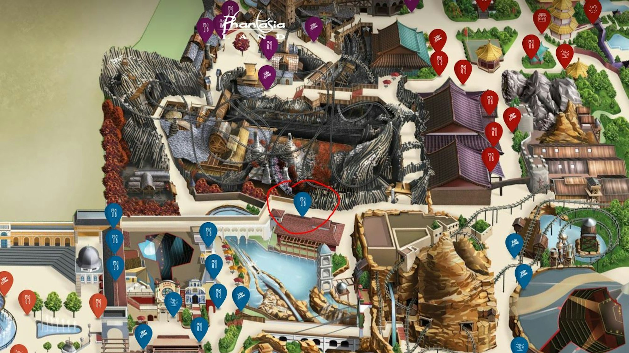 Auf dem Parkplan ist die Stelle zu sehen, wo Absperrwände entstehen.