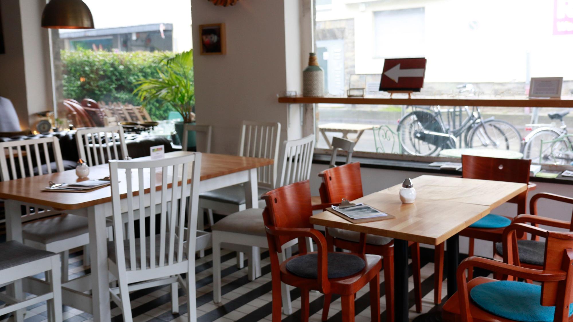 Einrichtung im Café Bo in Köln.