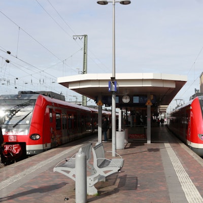 Die Haltestelle Hansaring.