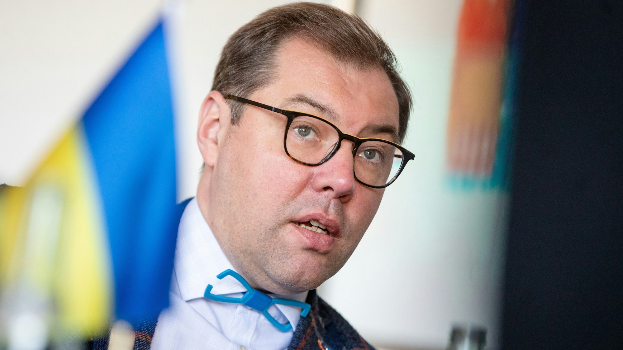 Oleksii Makeiev, Botschafter der Ukraine in Deutschland, hat die „Berliner Zeitung“ im sozialen Netzwerk X hart attackiert. Das Blatt wehrt sich. (Archivbild)