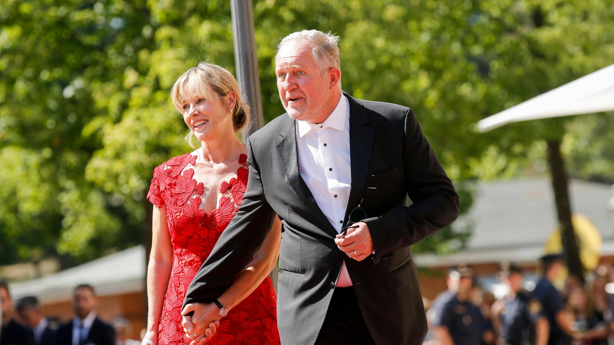 Harald Krassnitzer mit Ann-Kathrin Kramer / Eröffnung der Richard-Wagner-Festspiele 2019.