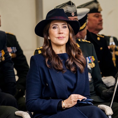 Königin Mary von Dänemark besucht eine Ausstellung zum 75. Jahrestag der Gründung der Hjemmeværnet im Freiheitsmuseum in Kopenhagen.