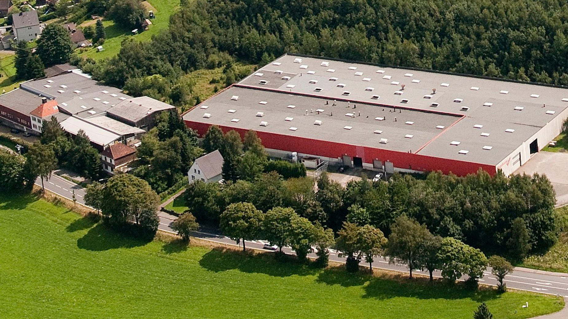 Luftaufnahme der Firma Vogelsang